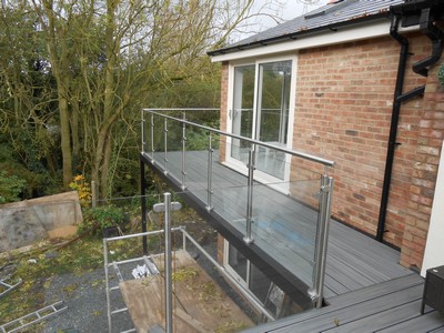 Balconies, fire escapes and handrails in Southport