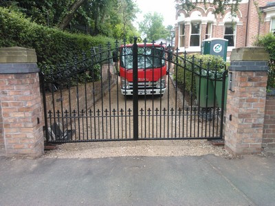 Gates and railings in Southport