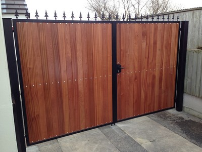 Timber Panelled Gates in Southport