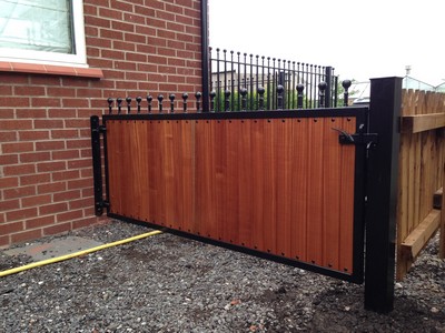 Timber Panelled Gates in Southport