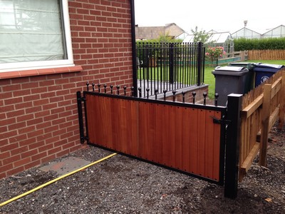 Timber Panelled Gates in Southport