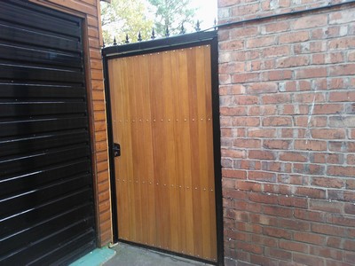 Timber Panelled Gates in Southport